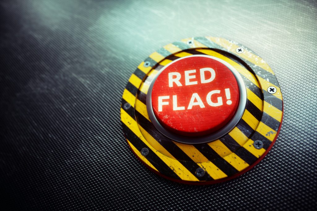 Red flag, is refer here about concerning problems related to suppliers. in dropshipping business